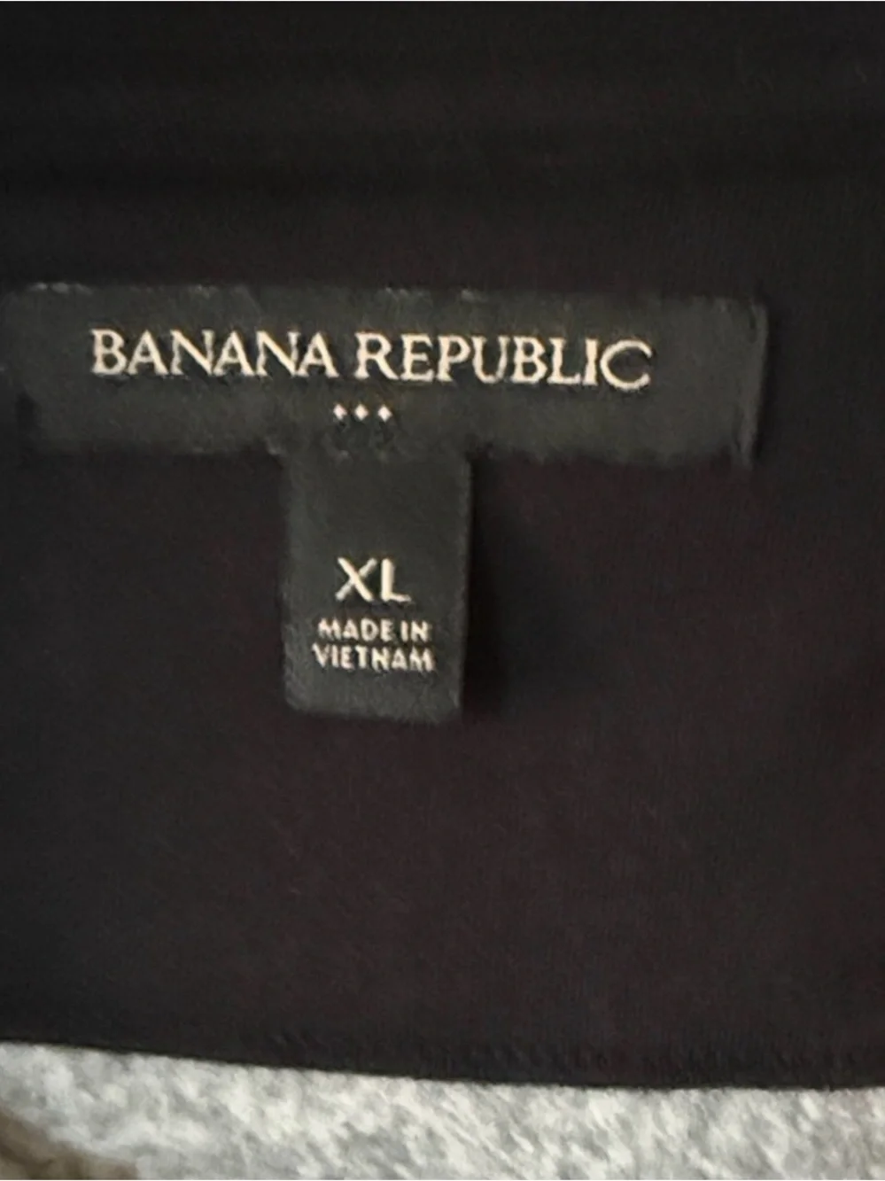 NWOT Banana Republic Men's XL Gray Mock Neck Henley Button Pullover Sweater